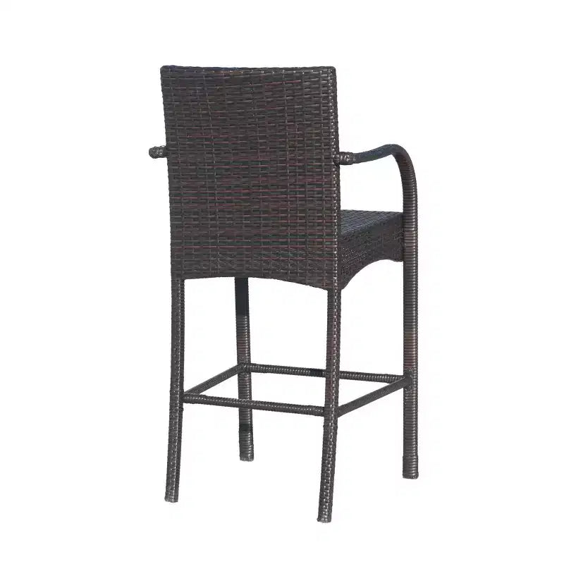 Christopher Knight Home Cascada Outdoor Wicker 30 Inch Barstools (Set of 2)