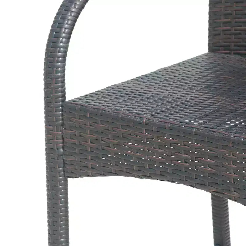 Christopher Knight Home Cascada Outdoor Wicker 30 Inch Barstools (Set of 2)