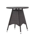 Christopher Knight Home Candice 3 Piece Patio Bistro Dining Furniture Set with Stackable Chairs
