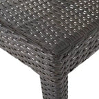 Christopher Knight Home Candice 3 Piece Patio Bistro Dining Furniture Set with Stackable Chairs