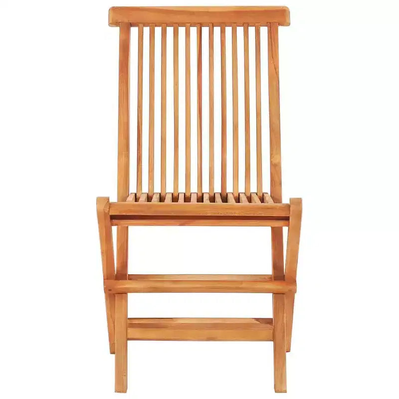 vidaXL 3 Piece Folding Bistro Set Solid Teak Wood