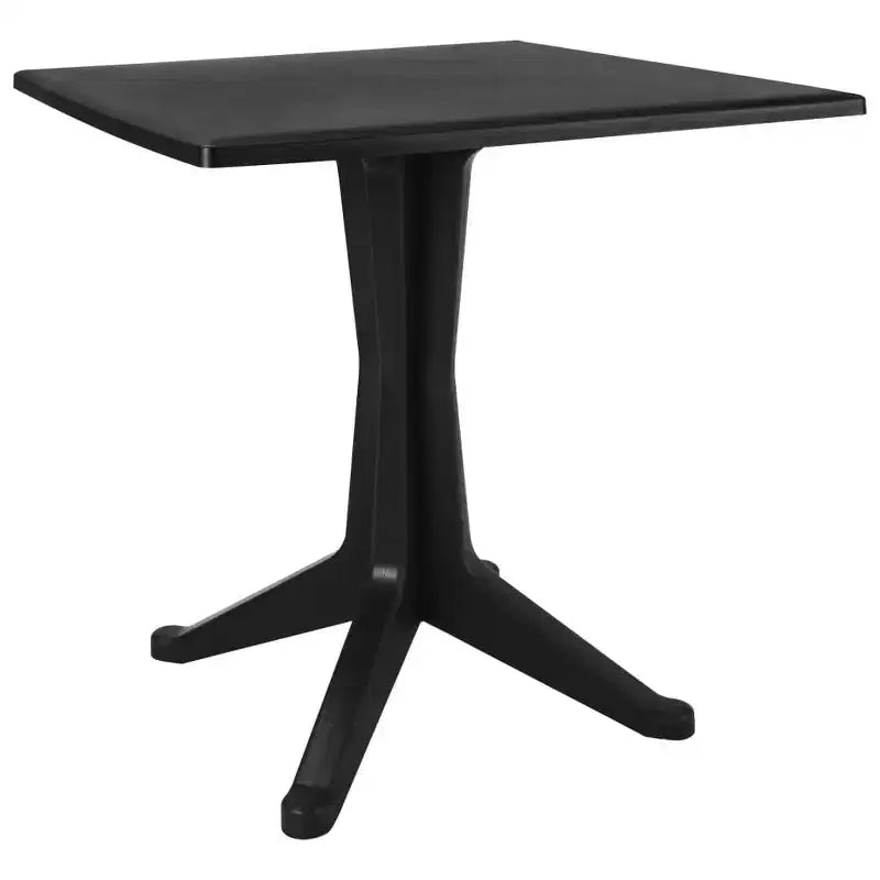 vidaXL Bistro Set Set of 2 Anthracite Plastic with rattan look Standard