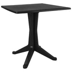vidaXL Bistro Set Set of 2 Anthracite Plastic with rattan look Standard