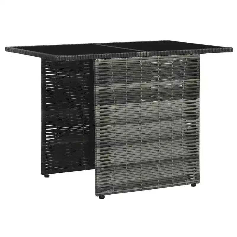 vidaXL Garden Dining Set Grey and anthracite