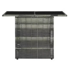 vidaXL Garden Dining Set Grey and anthracite