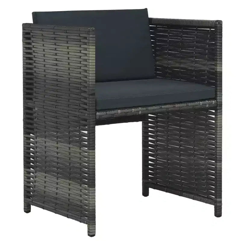 vidaXL Garden Dining Set Grey and anthracite