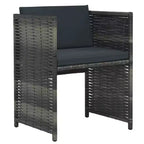 vidaXL Garden Dining Set Grey and anthracite