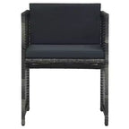 vidaXL Garden Dining Set Grey and anthracite