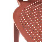 WestinTrends Playa 3-Piece Round Metal Bistro Dining Table Set And Stackable Resin Patio Dining Arm Chairs