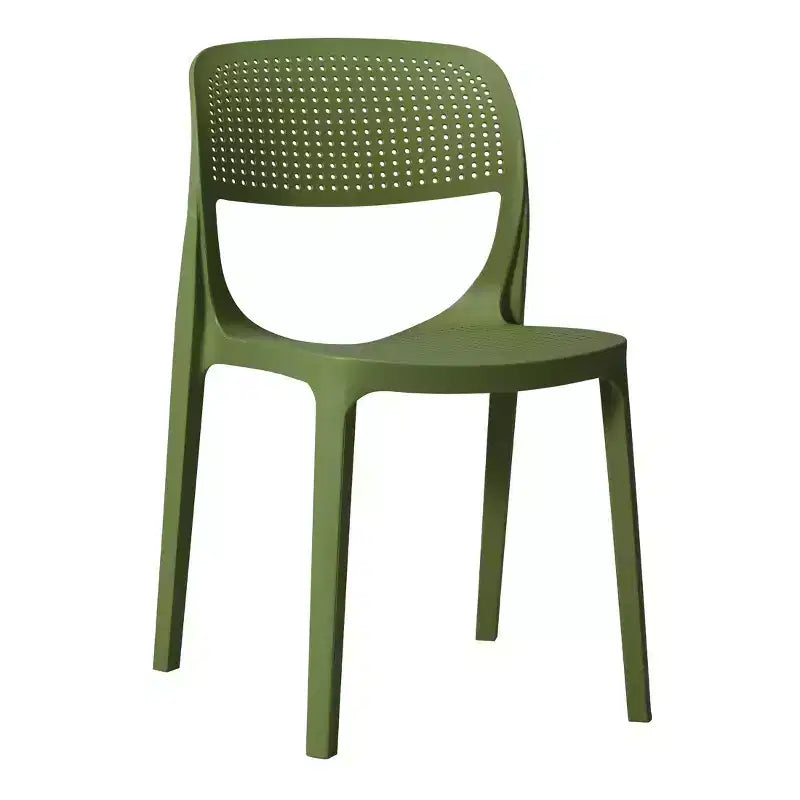 WestinTrends Playa 3-Piece Round Metal Bistro Dining Table Set And Stackable Resin Patio Dining Side Chairs