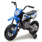 12V Kids Ride On Motorcycle, Electric Motorcycle for Kids with Music, Spring Suspension, Twist Grip Throttle, Ride On Car for Boys Girls 3-10