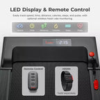 Sunny Health & Fitness Treadpad 100 SMART Walking Treadmill with WiFi, Bluetooth, Shock Absorption & UnderDesk Foldable Design