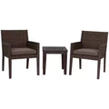 Courtyard Casual Buena Vista II 3 pc Bistro Set Includes: Two Dining Chairs and One End Table