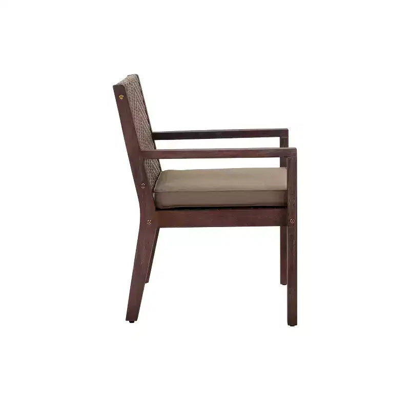 Courtyard Casual Bridgeport II 3 pc Bistro Set Includes: Two Dining Chairs and One End Table
