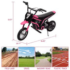 Kids Dirt Bike Electric, 350W Electric Motorcycle-Up to 14.29MPH, 2-Speed Modes Motorcycle for Kids Ages 3-10