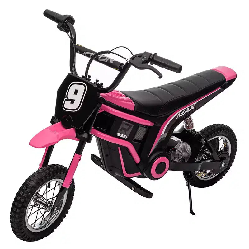 Kids Dirt Bike Electric, 350W Electric Motorcycle-Up to 14.29MPH, 2-Speed Modes Motorcycle for Kids Ages 3-10