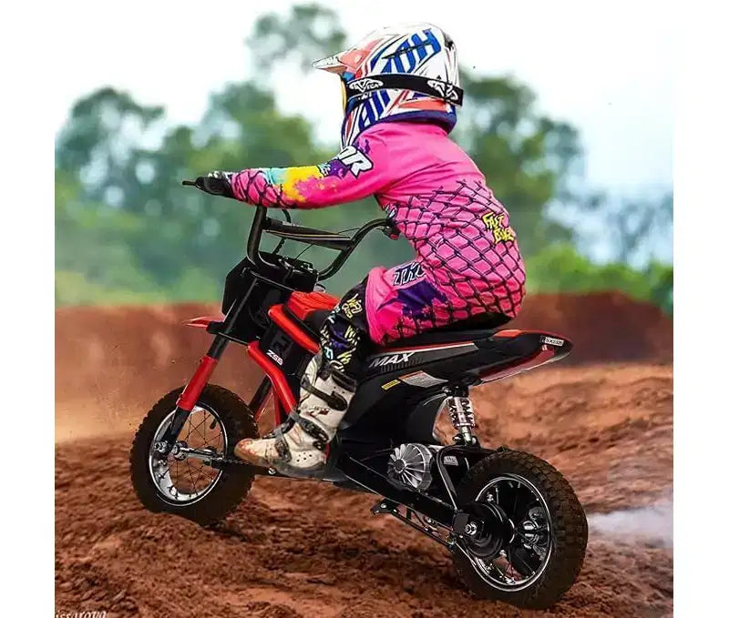 Kids Dirt Bike Electric, 350W Electric Motorcycle-Up to 14.29MPH, 2-Speed Modes Motorcycle for Kids Ages 3-10