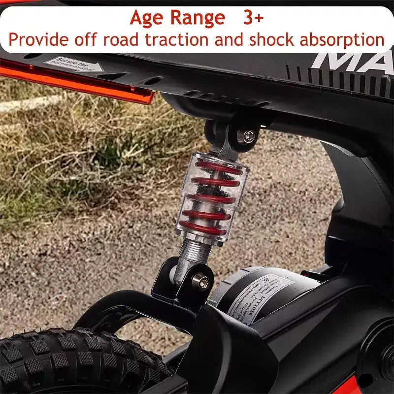 Kids Dirt Bike Electric, 350W Electric Motorcycle-Up to 14.29MPH, 2-Speed Modes Motorcycle for Kids Ages 3-10