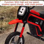 Kids Dirt Bike Electric, 350W Electric Motorcycle-Up to 14.29MPH, 2-Speed Modes Motorcycle for Kids Ages 3-10