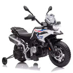 Kids Motorcycle, Licensed BMW 12V 7AH Ride On Motorcycle, Kids Car with Different Speed, High/Low Speed, LED Headlights, Spring Suspension, Music