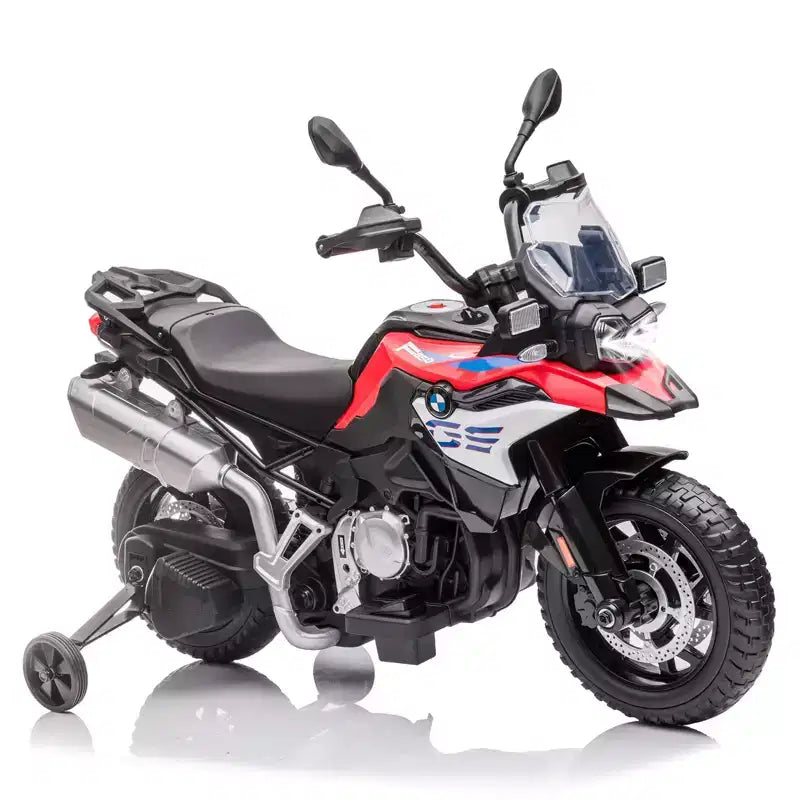 Kids Motorcycle, Licensed BMW 12V 7AH Ride On Motorcycle, Kids Car with Different Speed, High/Low Speed, LED Headlights, Spring Suspension, Music