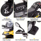Kids Motorcycle, Licensed BMW 12V 7AH Ride On Motorcycle, Kids Car with Different Speed, High/Low Speed, LED Headlights, Spring Suspension, Music
