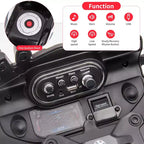 Kids Motorcycle, Licensed BMW 12V 7AH Ride On Motorcycle, Kids Car with Different Speed, High/Low Speed, LED Headlights, Spring Suspension, Music
