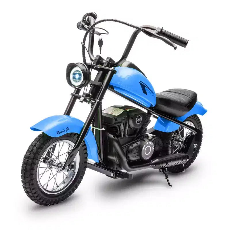 24V Kids Electric Dirt Bike - 14 MPH Off-Road Motorcycle for Ages 6-12, 250w Powerful Motor, 60 Min Ride Time, Hydraulic Suspension, Max 135 Lbs