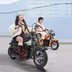 24V Kids Electric Dirt Bike - 14 MPH Off-Road Motorcycle for Ages 6-12, 250w Powerful Motor, 60 Min Ride Time, Hydraulic Suspension, Max 135 Lbs