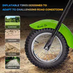 24V Kids Electric Dirt Bike - 14 MPH Off-Road Motorcycle for Ages 6-12, 250w Powerful Motor, 60 Min Ride Time, Hydraulic Suspension, Max 135 Lbs