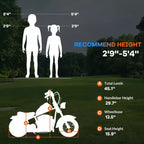 24V Kids Electric Dirt Bike - 14 MPH Off-Road Motorcycle for Ages 6-12, 250w Powerful Motor, 60 Min Ride Time, Hydraulic Suspension, Max 135 Lbs
