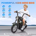 24V Kids Electric Dirt Bike - 14 MPH Off-Road Motorcycle for Ages 6-12, 250w Powerful Motor, 60 Min Ride Time, Hydraulic Suspension, Max 135 Lbs
