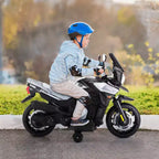 Sandinrayli 12V Electric Motorcycle Ride on Car for Kids Motorbike Battery Powered Off-Road Dirt Bikes