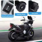 Sandinrayli 12V Electric Motorcycle Ride on Car for Kids Motorbike Battery Powered Off-Road Dirt Bikes