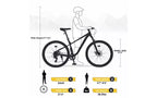 27.5 Inch Wheels 8 Speed Mountain Bike, for Men Women Boys and Girls, Front Suspension, Steel Frame