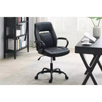 Okak Gaming Chair with Armrest, Criss Cross Chair with Wheels, Upholstered Computer Chair for Study, Office, Gaming Room