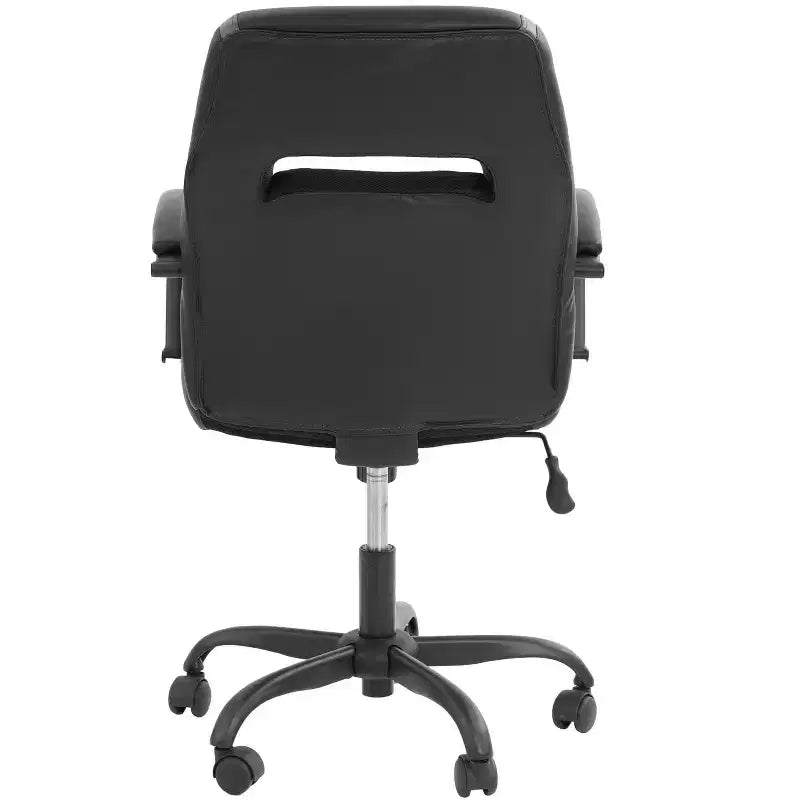 Okak Gaming Chair with Armrest, Criss Cross Chair with Wheels, Upholstered Computer Chair for Study, Office, Gaming Room