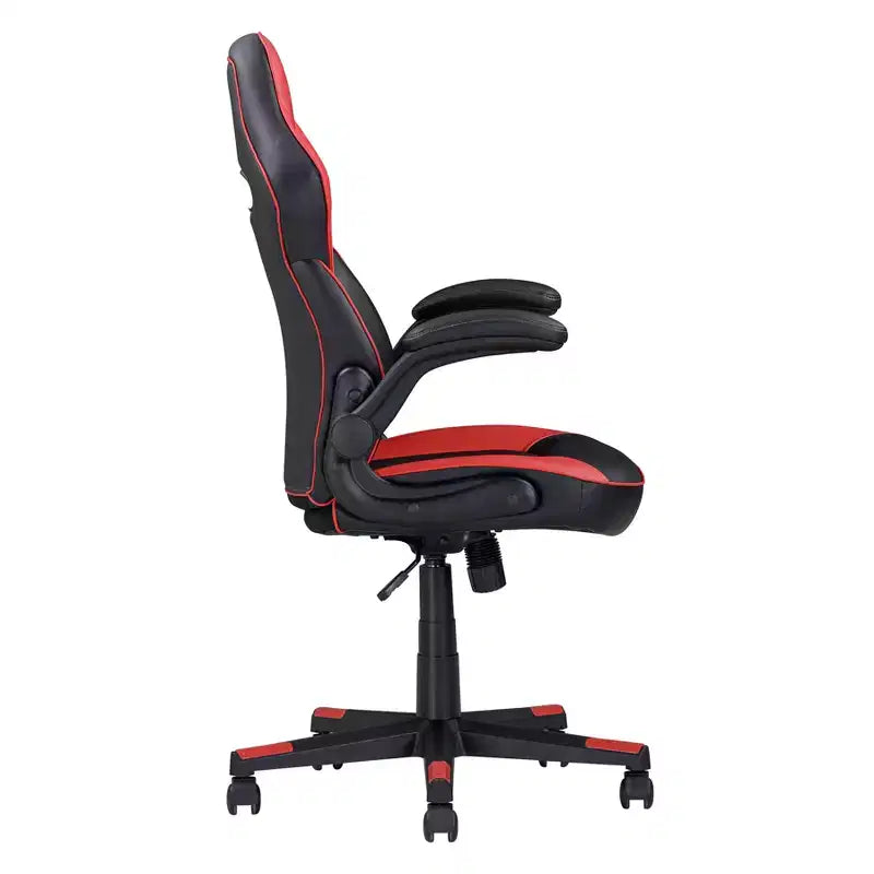 Okak Armrest-Adjustable Ergonomic Gaming Chair, Office Chairs with 360-Degree Swivel and Tilt Control, Criss Cross Chair for Gaming Room, Study, Black