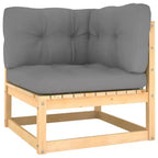 vidaXL Patio Bar Set Outdoor Bistro Set Bar Stool with Cushions Poly Rattan