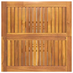 vidaXL Bistro Set Outdoor Patio Bistro Table and Chair Set Solid Wood Acacia