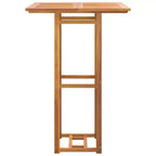 vidaXL Bistro Set Outdoor Patio Bistro Table and Chair Set Solid Wood Acacia