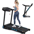 NAYSAYE Foldable Treadmill 3.5HP Hydraulic System with Incline for Home Running and Walking Workouts, Black, 48.23*19.69*41.14
