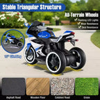 Costway Kids Ride on Motorcycle 6V Battery Powered Mini Electric Motorbike with LED Lights Navy/Pink/Red/Black