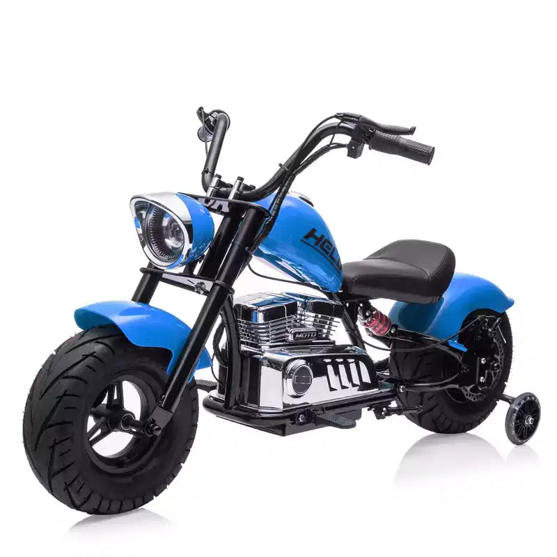 COZONY 36V Kids Electric Dirt Bike, 350W Brushless Motor, 16.5 MPH, with Training Wheels