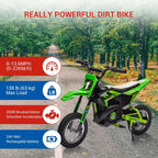 COZONY 24V Kids Electric Motorcycle, 250W Motor, Adjustable Speed to 13.6 MPH, Pneumatic Tires, Non-Slip Handle