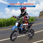 COZONY 36V Kids Electric Dirt Bike 15.5MPH Off-Road Ride-On, 350W Motor, 175 lb Max, Disc Brake, Headlight