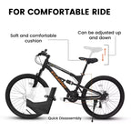 Whisen 26 Inch Steel Frame Shock Fork Plus Shock Absorber 21-speed Unisex Mountain Bike