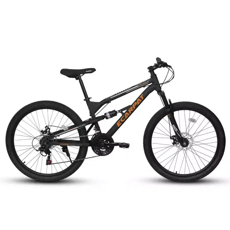 Whisen 26 Inch Steel Frame Shock Fork Plus Shock Absorber 21-speed Unisex Mountain Bike