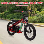 Electric Dirt Bike for Kids Ages 6-12, 250W Electric Balance Bike, 15.5MPH Max Speed & 3 Speed Settings, 24V/5.2AH Battery
