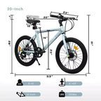 Okak 20IN Toddler Bike with 7-Speed and Steel Frame, Kids Bike with Dual Disc Brakes and 1.75IN Tires, Kids Cruiser Bikes for Boys & Girls
